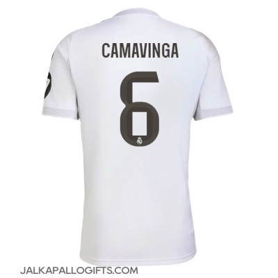 Real Madrid Eduardo Camavinga #6 Kotipaita 2025-26 Lyhythihainen Real Madrid Eduardo Camavinga #6 Kotipaita 2025-26 Lyhythihainen